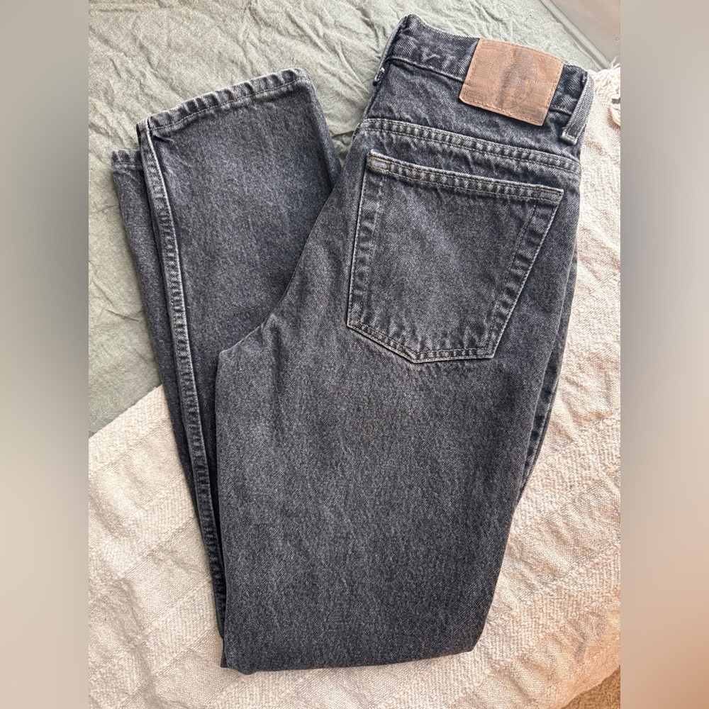 Brittania Women’s Vintage Black High Waisted Jeans